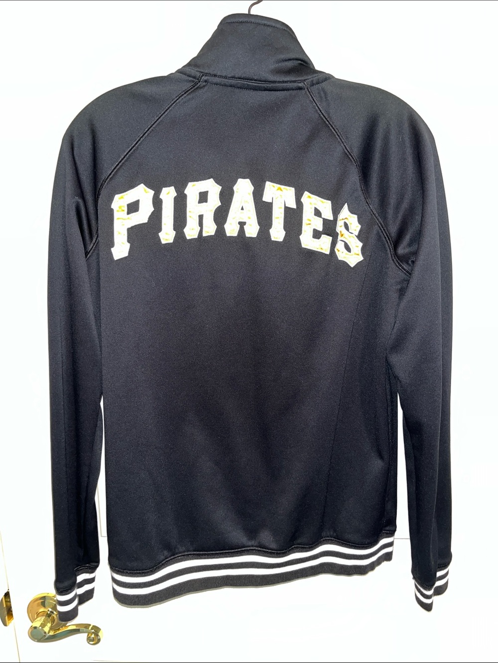 PINK Victoria's Secret Black Womens Full-Zip Jacket Pittsburgh Pirates 🏴☠️ - Picture 4 of 4